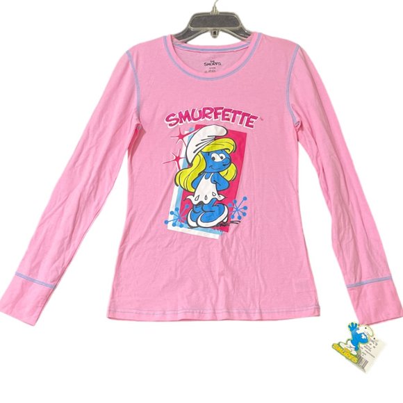 Short Sleeve Pink Smurfette T-Shirt main image 0